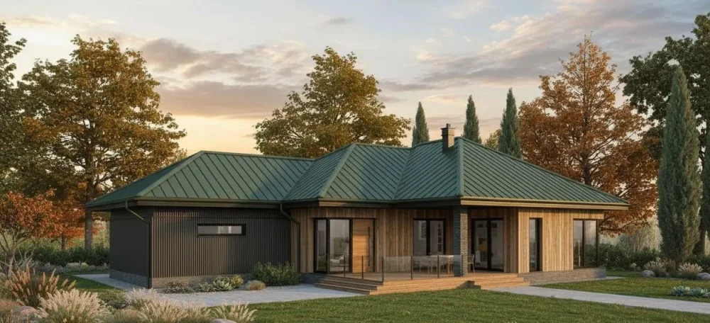 Проект Одноэтажный дом 20 на 14, 167 м2