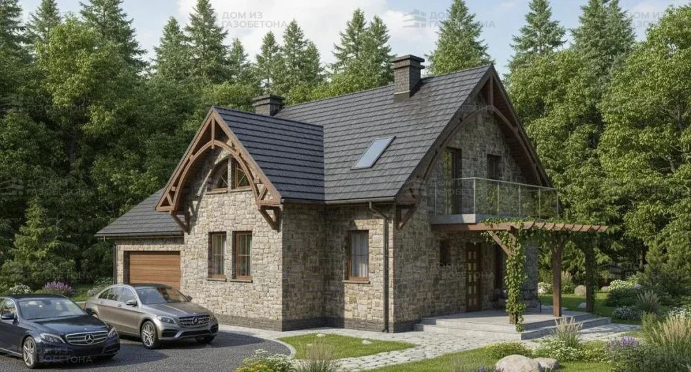 Проект Двухэтажный дом 16 на 17, 150 м2