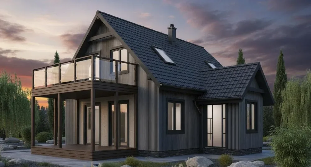 Проект Двухэтажный дом 10 на 14, 101 м2