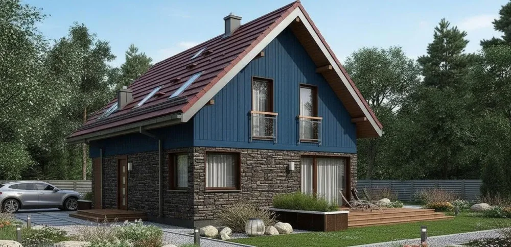 Проект Двухэтажный дом 8 на 11, 130 м2