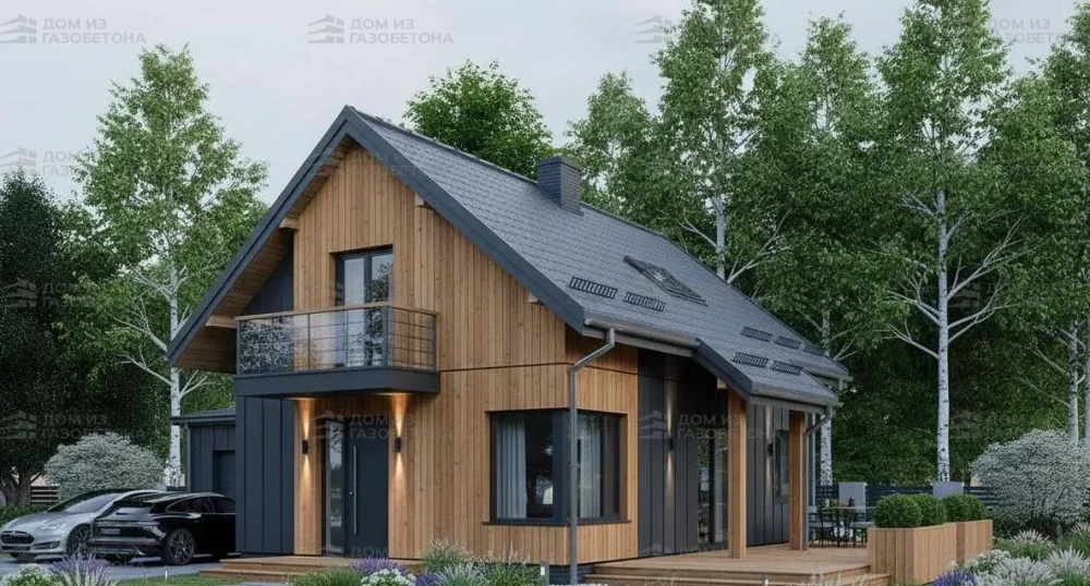 Проект Двухэтажный дом 11 на 9, 130 м2