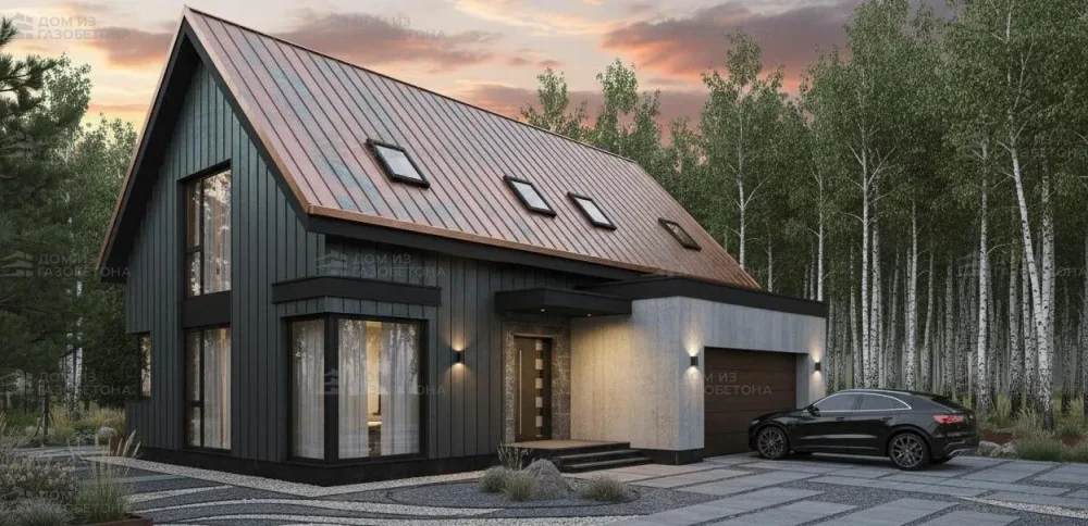 Проект Двухэтажный дом 12 на 15, 188 м2