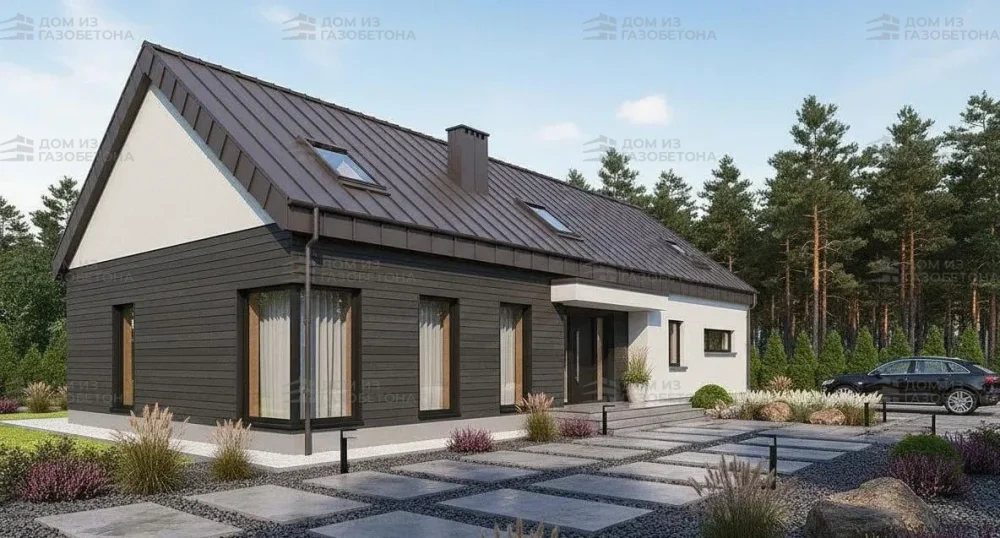 Проект Двухэтажный дом 20 на 11, 253 м2