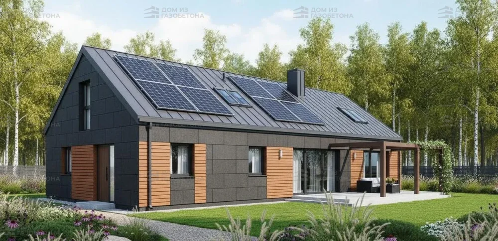 Проект Двухэтажный дом 21 на 14, 225 м2